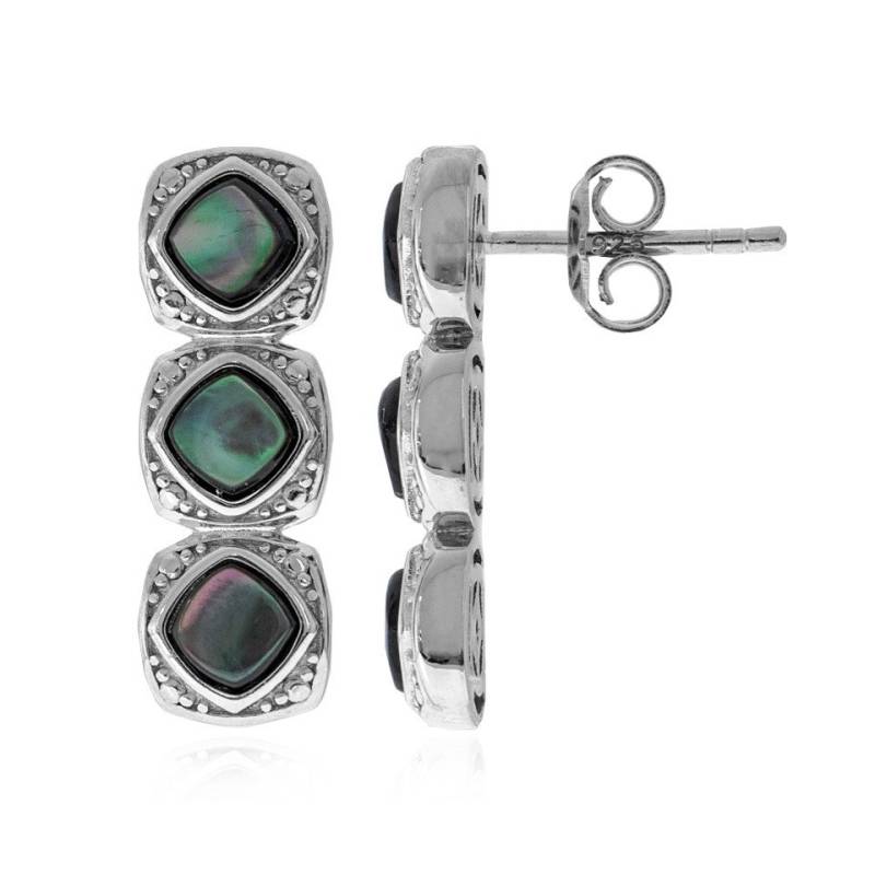 Cavill Ohrring-Set Chinesisches Perlmutt 925 Sterling Ohrringe, 4mm (2-tlg) von Cavill