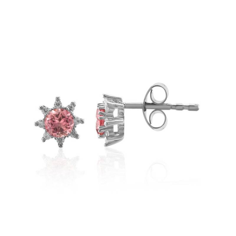 J Classics Ohrring-Set Pinkfarbener Turmalin-Silberohrringe von J Classics