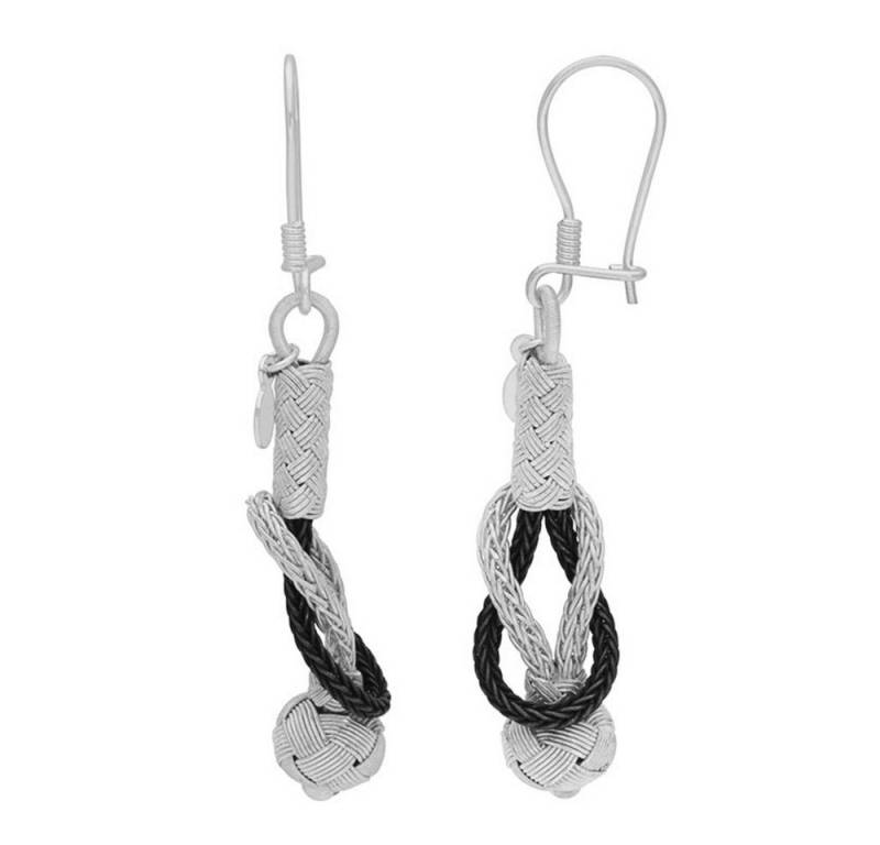 Cavill Ohrring-Set Cavill 925 Sterling Silber, gedrehte Knoten, 57 mm, Damen Ohrringe (2-tlg) von Cavill