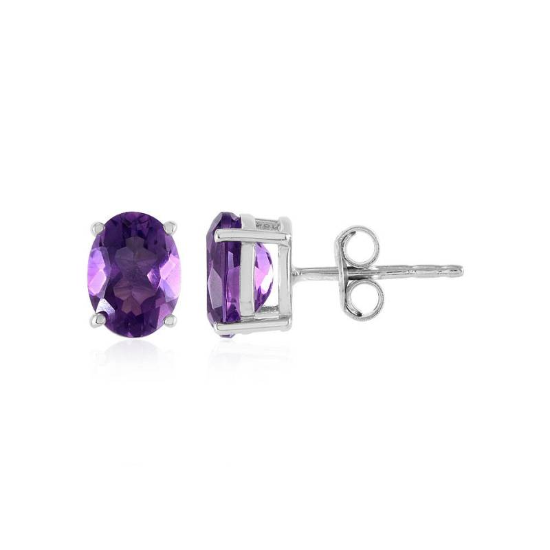 J Classics Ohrring-Set Sambia-Amethyst-Silberohrringe von J Classics