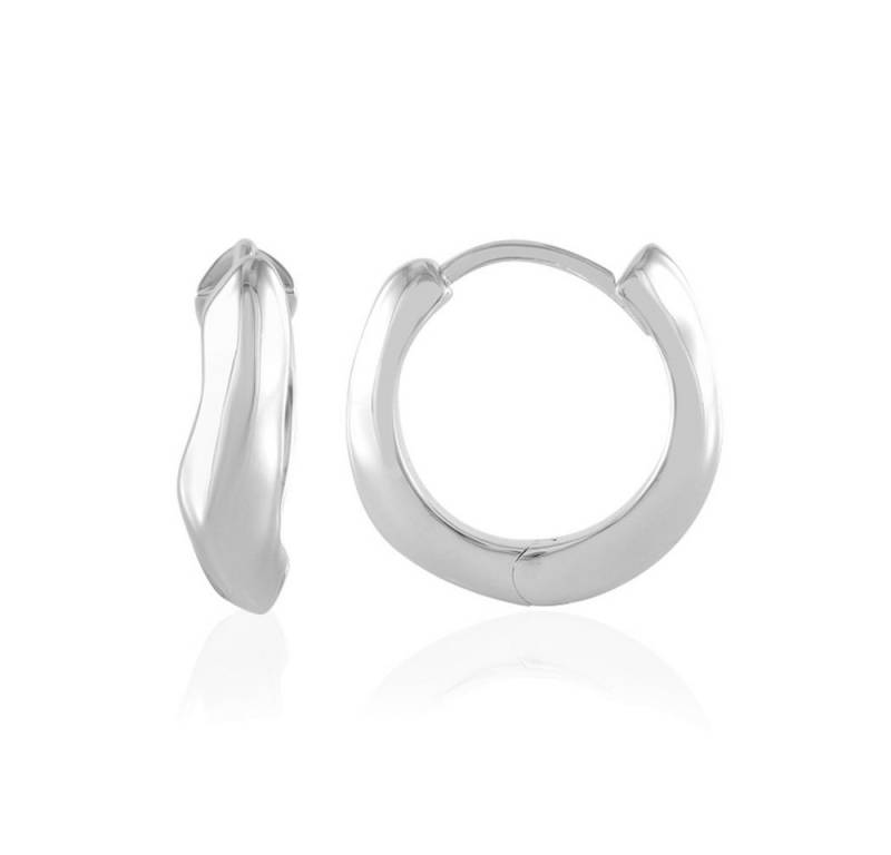 Cavill Ohrring-Set Cavill Silberohrringe 15 mm, 925er Sterlingsilber, geschwungen, Damen (2-tlg) von Cavill