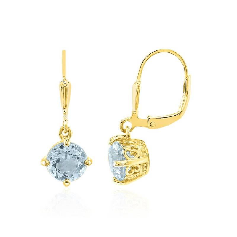 J Classics Ohrring-Set Schweizblauer Topas-Silberohrringe von J Classics