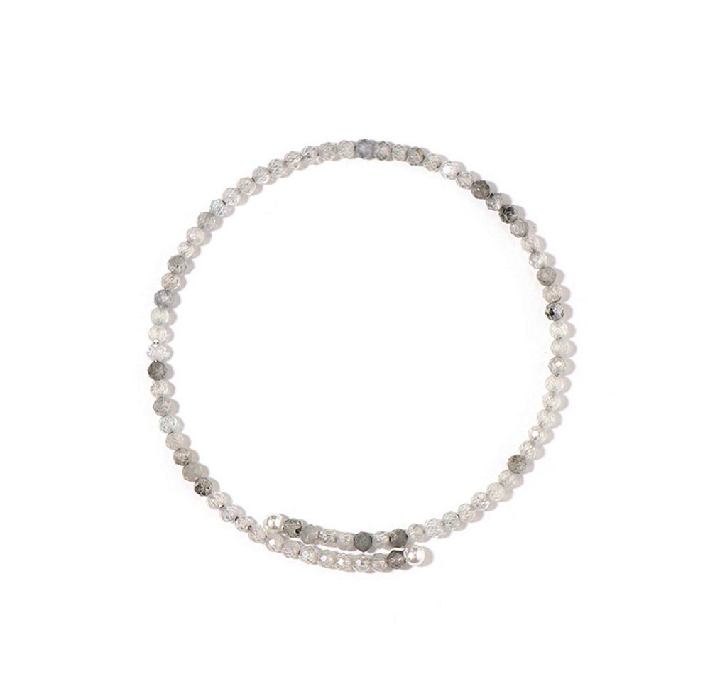 Cavill Perlenarmband Cavill Zirkon Stahlarmreif mit 16,02 ct weißen Süßwasserperlen elegant (1-tlg) von Cavill