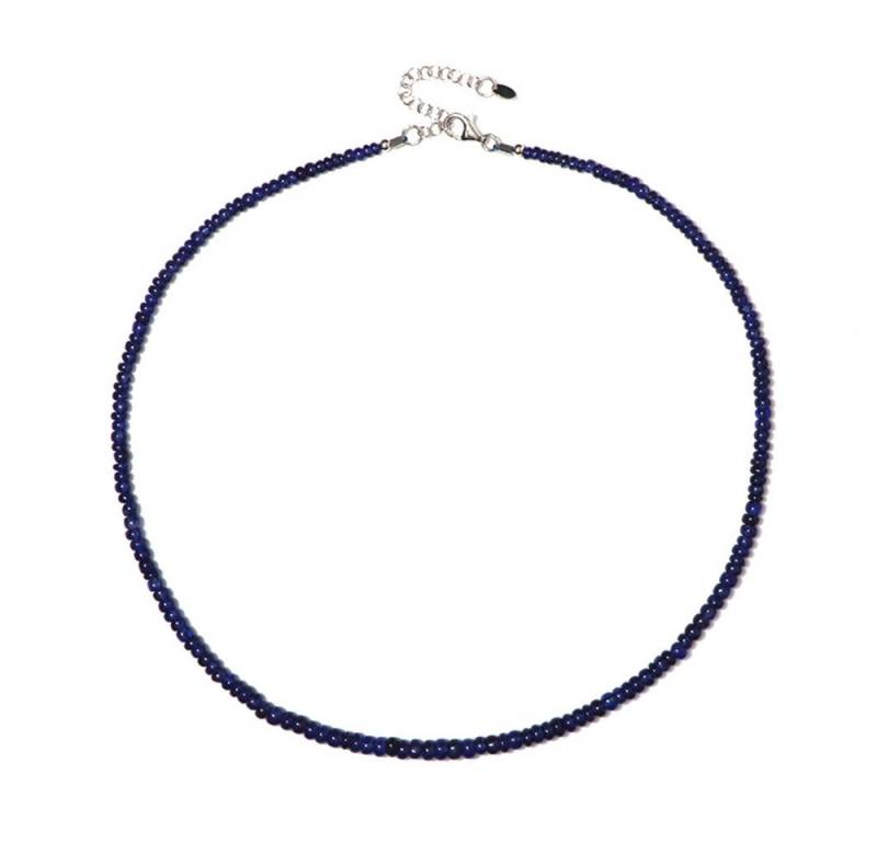 Cavill Silberkette Blaue Bemainty-Saphir Perlenkette 80,75 ct Sterling Silber 45-50 cm (1-tlg) von Cavill