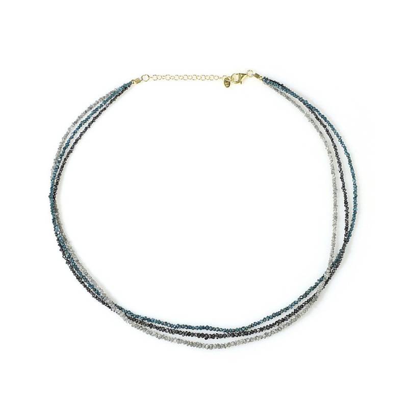 J Classics Silberkette Diamant-Silberhalskette von J Classics