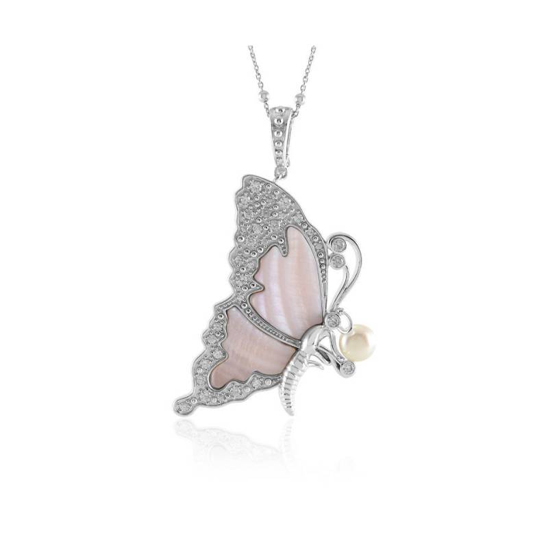 Cavill Silberkette Perlmutt Sterling Silber Halskette (1-tlg) von Cavill