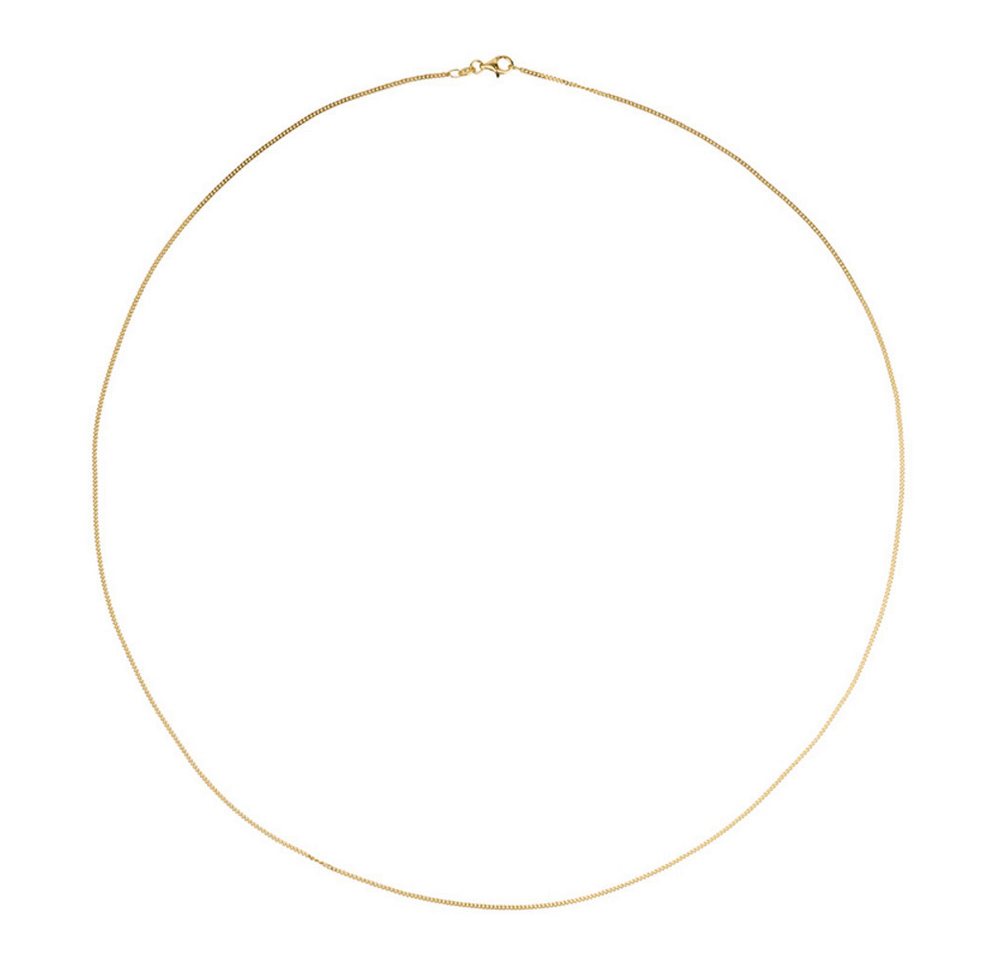 Cavill Silberkette Vergoldete 925 Sterling Silber Panzerkette, 70 cm, elegant Damen (1-tlg) von Cavill