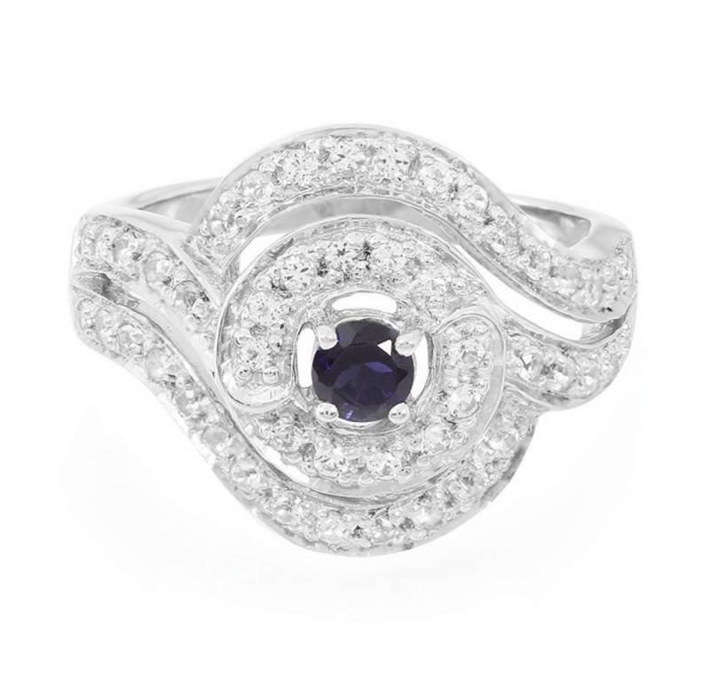 Cavill Silberring Cavill Ring 925 Sterling Silber mit 0,19 ct Iolith & 0,52 ct Topas (1-tlg) von Cavill