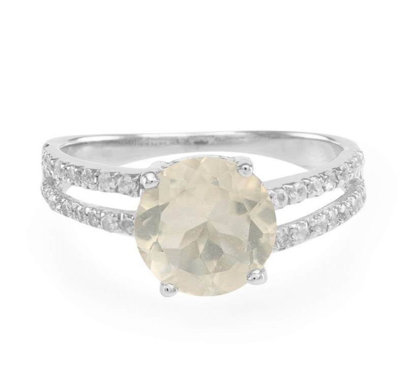 Cavill Silberring Cavill Sterlingsilber Ring mit 1,56 ct Orthoklas & 0,23 ct Topasen (1-tlg) von Cavill