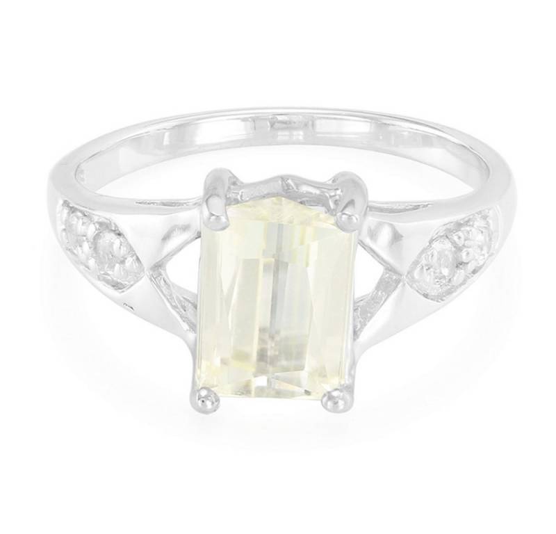 Cavill Silberring Cavill Ring aus Sterlingsilber mit 2,02 ct kunzitem, weißen Topasen (1-tlg) von Cavill