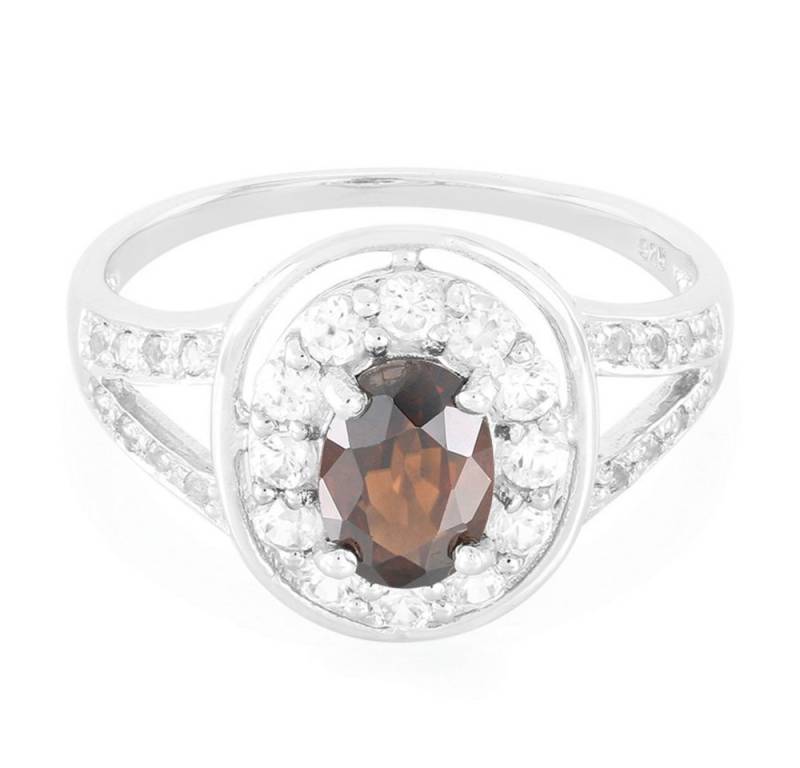 Cavill Silberring Ring 1,04 ct Ovalschliff Zirkon Topas Silber 925 Sterlingsilber (1-tlg) von Cavill