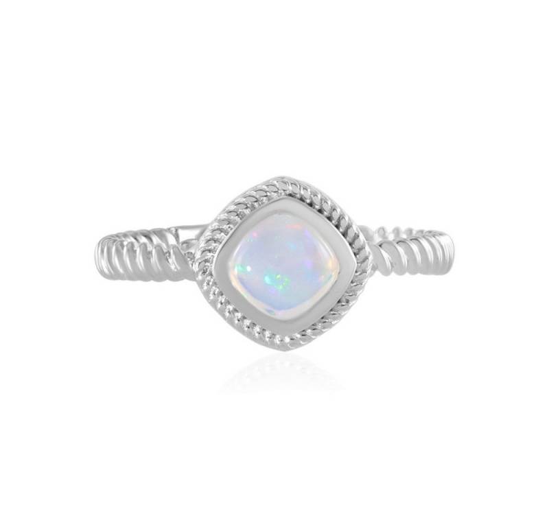 Cavill Solitärring Cavill Damenring 0,40 ct Welo-Opal, Silber 925, Kissen-Cabochon (1-tlg) von Cavill
