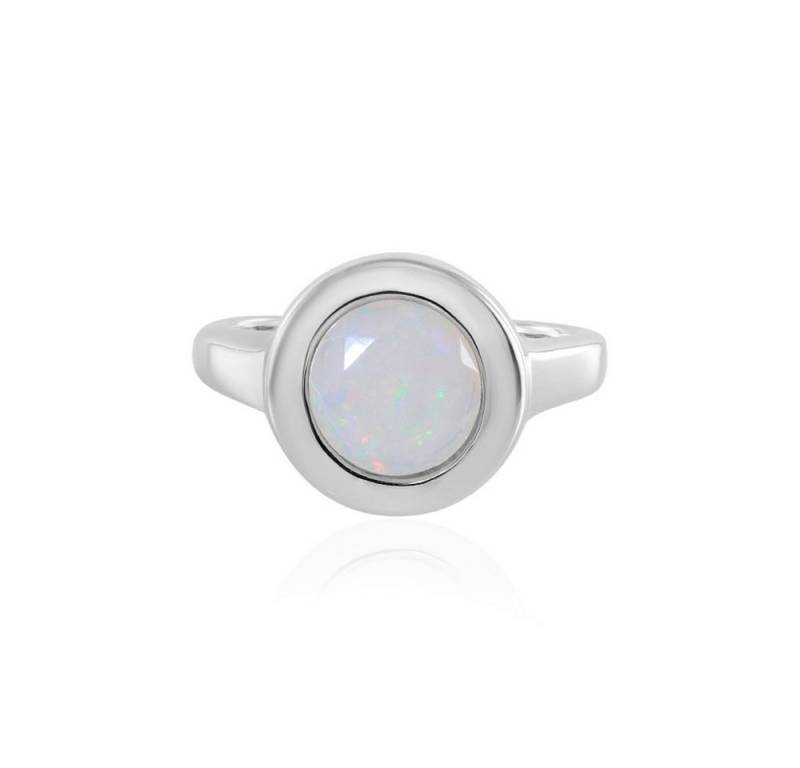 Cavill Solitärring Cavill Welo-Opal Ring 1,12 ct Silber plattiert, äthiopischer Stein (1-tlg) von Cavill
