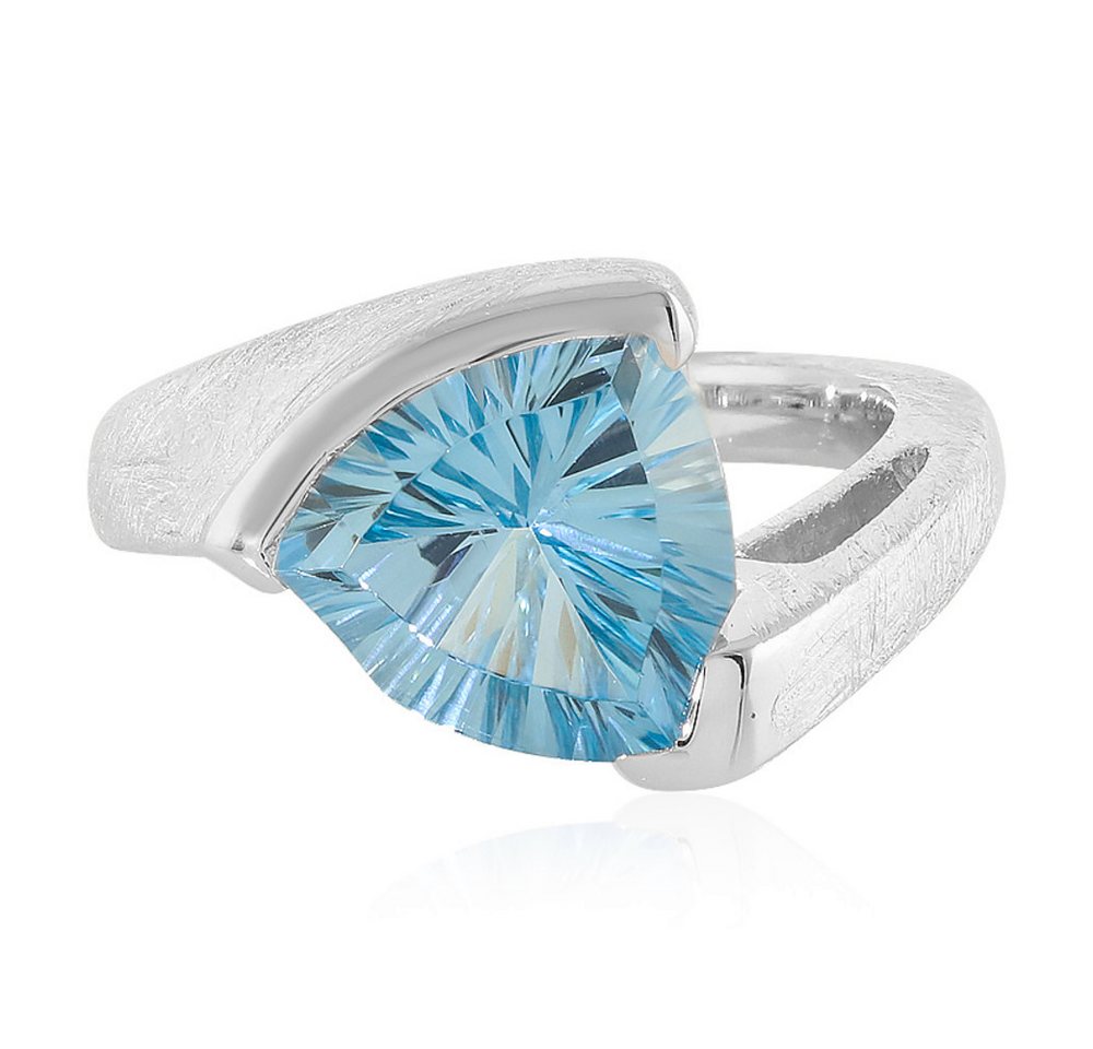 Cavill Solitärring Cavill Silberring mit 3,80 ct Himmelblauem Topas, Damen Echtschmuck (1-tlg) von Cavill