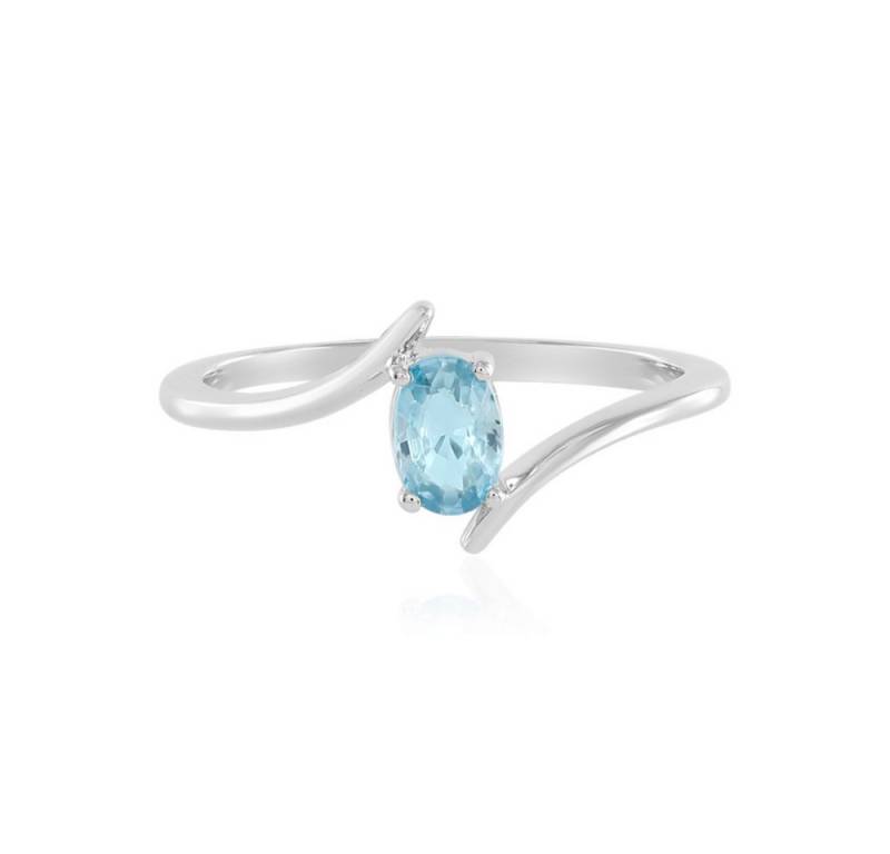 Cavill Solitärring Cavill Ring 0,57 ct Zirkon, Oval, Sterlingsilber platin, Damen (1-tlg) von Cavill