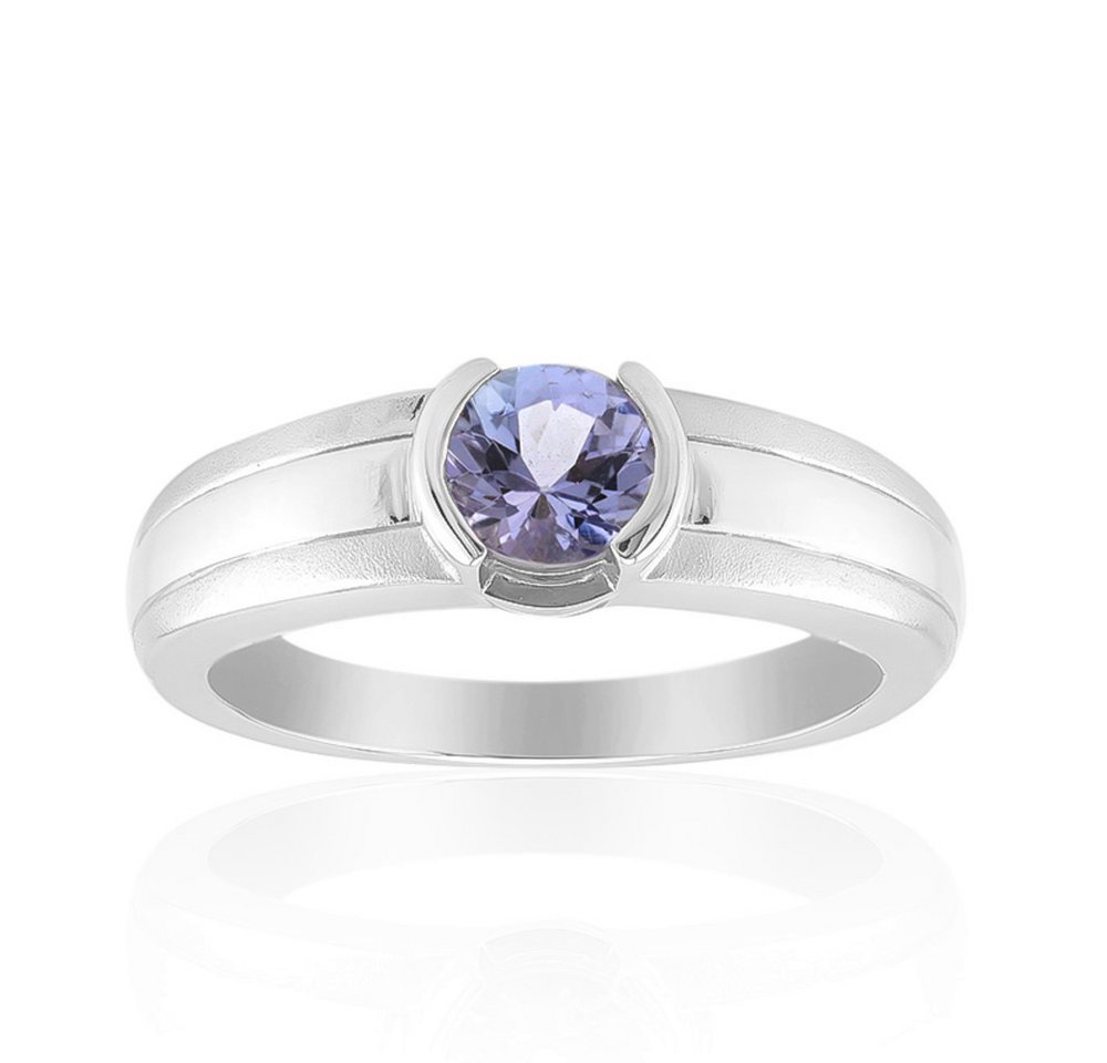 Cavill Solitärring Cavill Tansanit Ring 0,42 ct Sterlingsilber Rhodium Damen lila (1-tlg) von Cavill