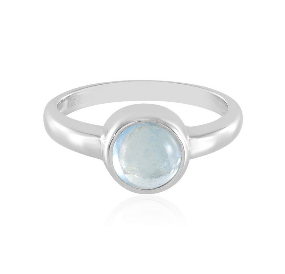 Cavill Solitärring Cavill Ring 1,35 ct Aquamarin, plattiertes 925 Sterling Silber, rund (1-tlg) von Cavill