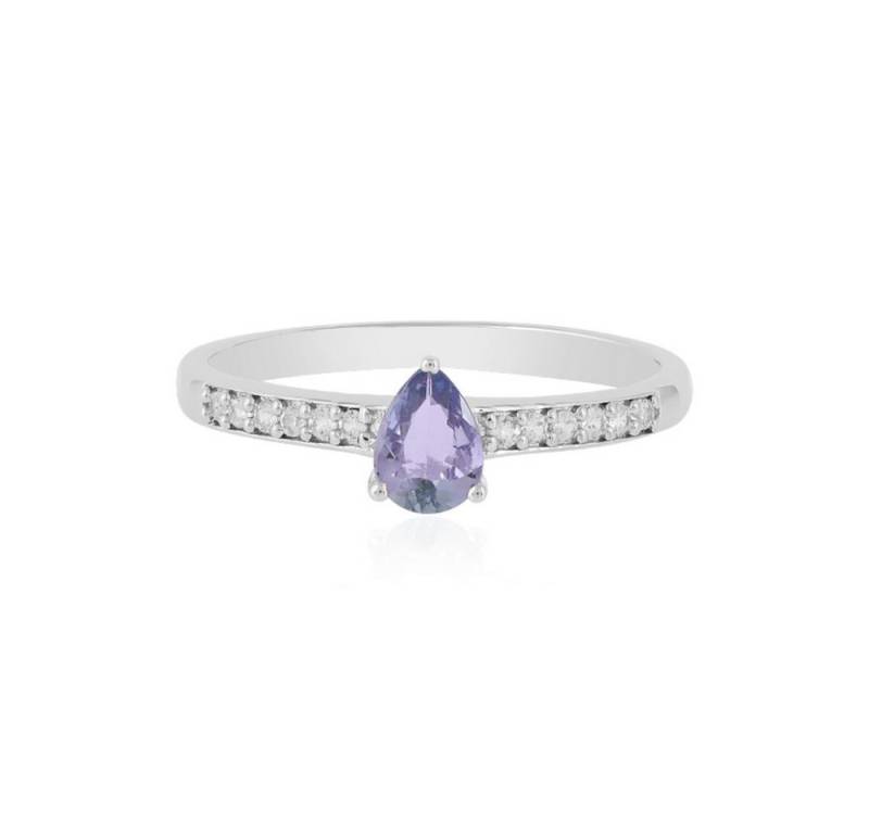 Cavill Silberring Cavill Ring aus 925 Sterling Silber mit 0,59 ct Tansanit Tropfen (1-tlg) von Cavill