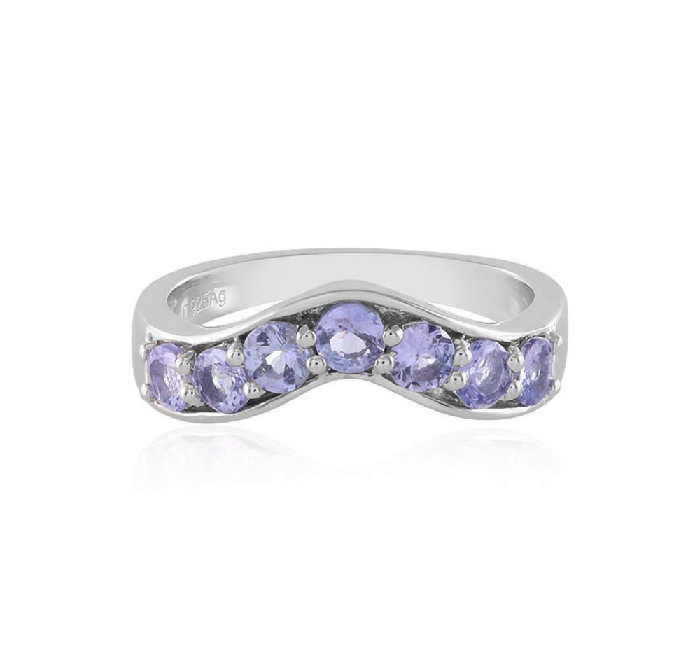 Cavill Silberring Cavill Ring aus 925 Sterling Silber mit 0,69 ct Tansanit Wellen (1-tlg) von Cavill