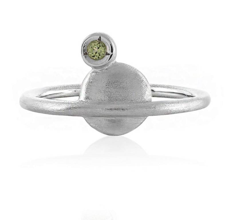 Cavill Silberring Cavill Peridot Ring 0,038 ct Sterlingsilber, grün, minimalistisch (1-tlg) von Cavill