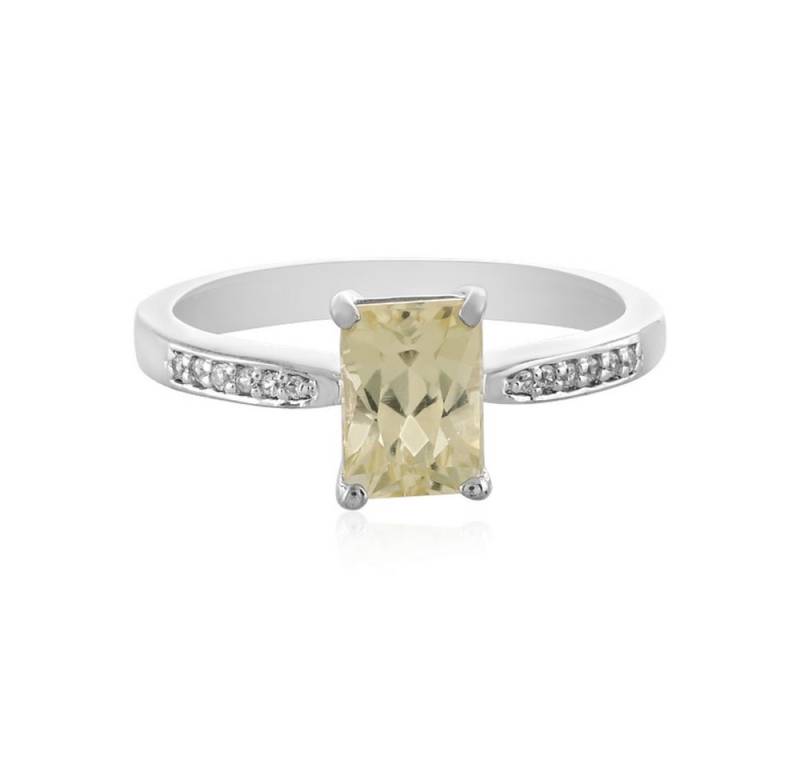 Cavill Silberring Cavill Ring Sterlingsilber 1,29 ct kunariengelber Kunzit (1-tlg) von Cavill