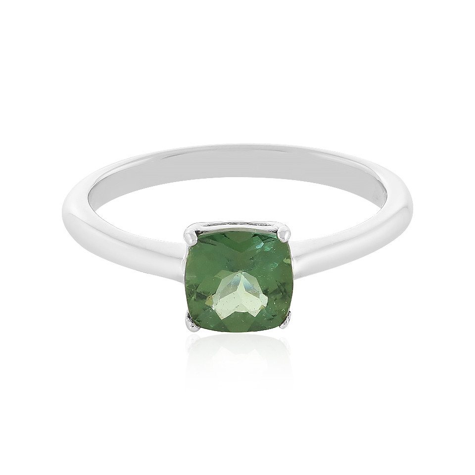 Cavill Solitärring Brasilianischer Chrom-Apatit-Kissen-Silberring, 0,882ct (1-tlg) von Cavill