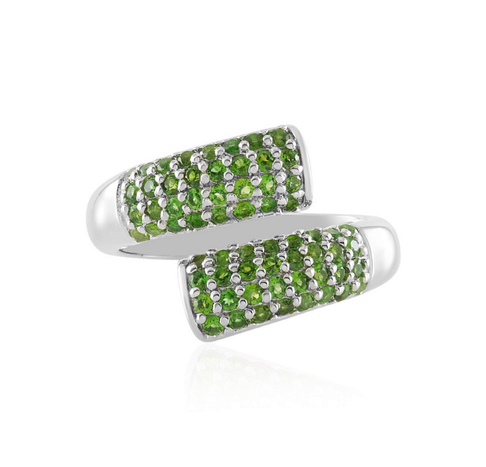 Cavill Silberring Cavill Ring 1,03 ct Diopsid grün Sterlingsilber Damen Schmuck (1-tlg) von Cavill