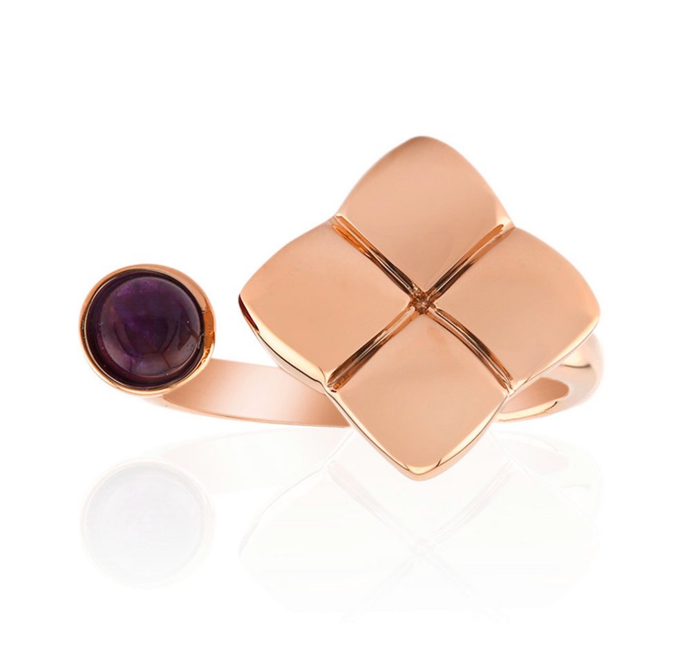 Cavill Solitärring Amethyst Ring 0,29 ct Sterlingsilber rosévergoldet Damen modern (1-tlg) von Cavill