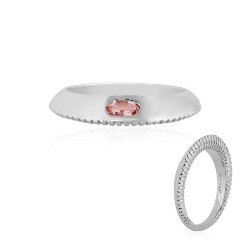 Cavill Solitärring Cavill Ring 0,213 ct pink Turmalin Sterlingsilber platin Oval (1-tlg) von Cavill