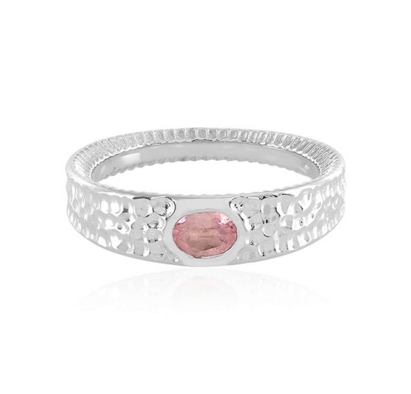 Cavill Solitärring Cavill Ring aus Sterlingsilber mit 0,34 ct pinkfarbenem Turmalin Oval (1-tlg) von Cavill