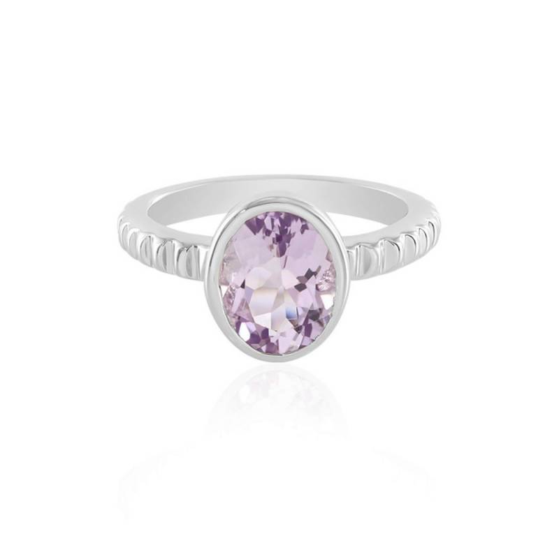 Cavill Solitärring Cavill Lavendel-Amethyst 1,526 ct Ring Sterlingsilber platin. (1-tlg) von Cavill
