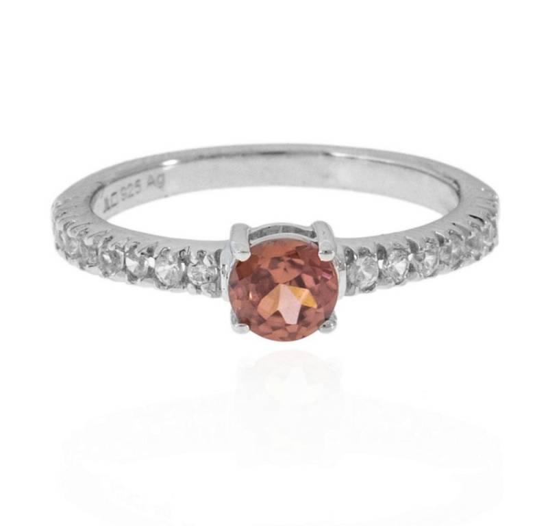Cavill Silberring Cavill Ring aus 925 Sterling Silber mit 0,73 ct pink Zirkon Damen (1-tlg) von Cavill