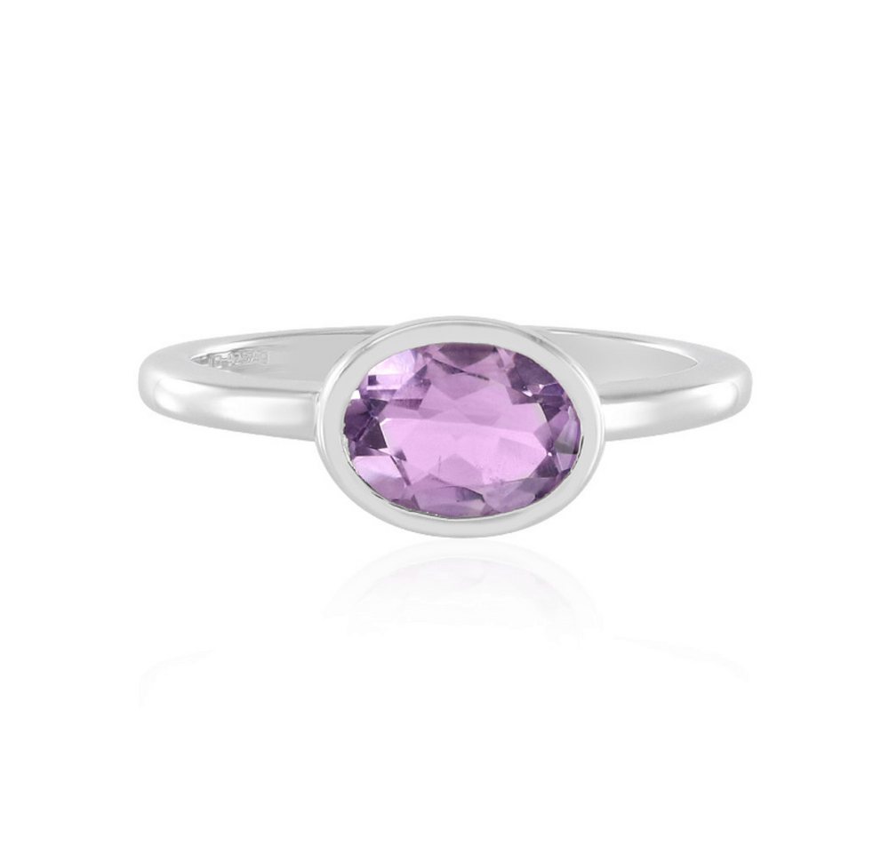 Cavill Solitärring Cavill 1,01 ct Amethyst Ring Sterlingsilber Ovalschliff Damen (1-tlg) von Cavill