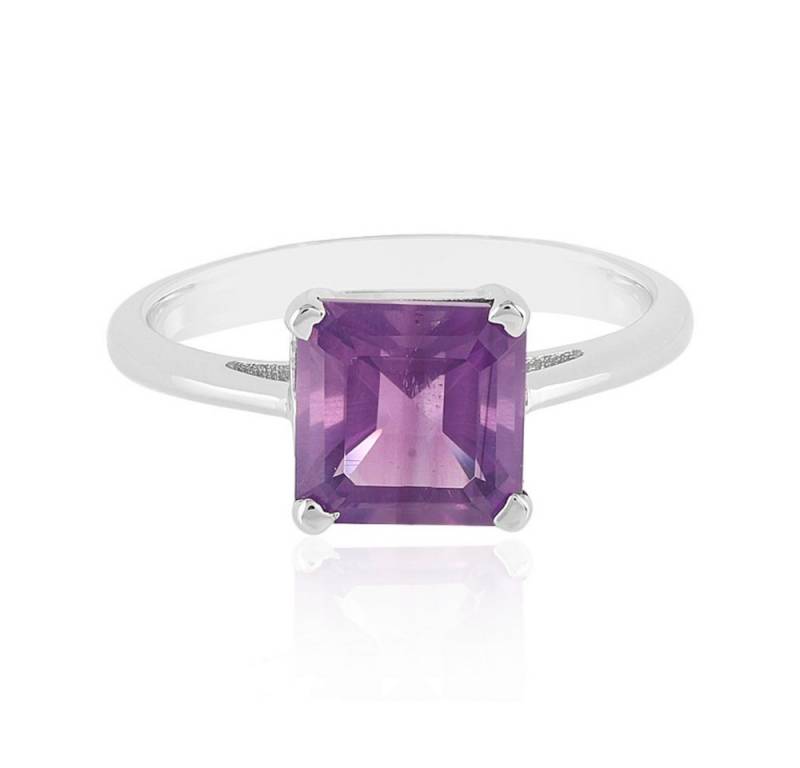 Cavill Solitärring Cavill Silberring mit 2,13 ct Amethyst, Oktagon, platinierter Fassung (1-tlg) von Cavill