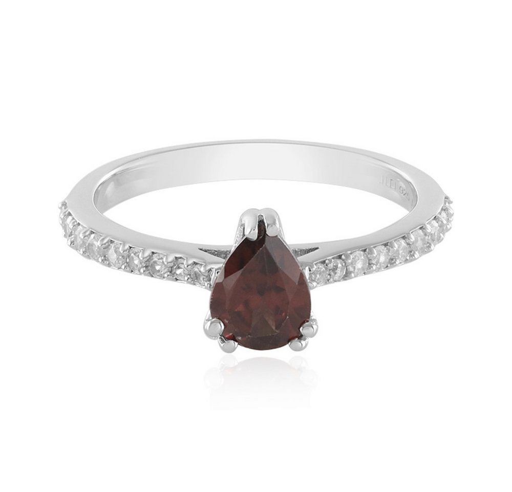 Cavill Silberring Cavill Silberring Damen 1,19 ct pinkfarbener Zirkon Tropfen Echt (1-tlg) von Cavill