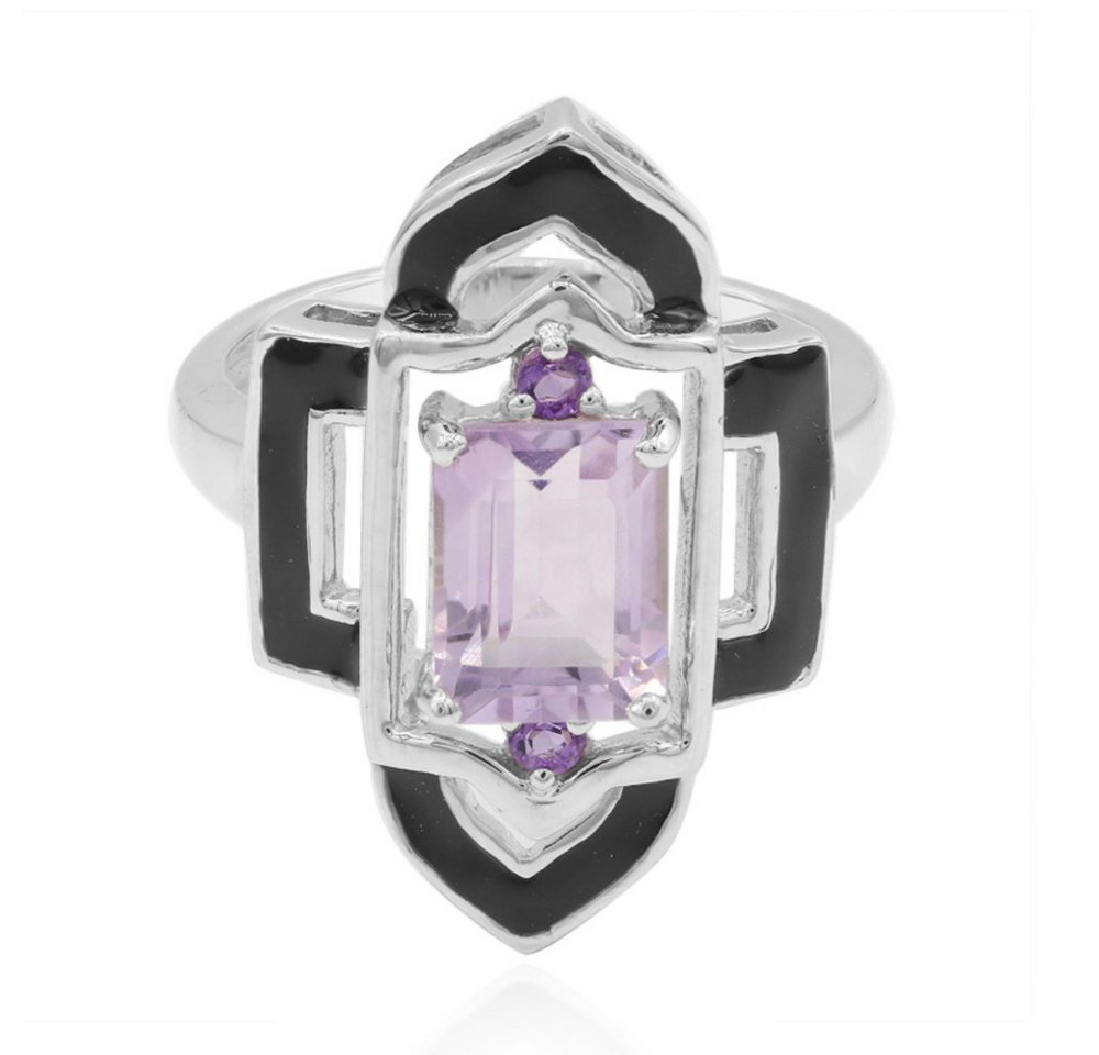 Cavill Silberring Cavill Ring 1,44 ct Lavendel-Amethyst, Oktagon, 925 Silber (1-tlg) von Cavill