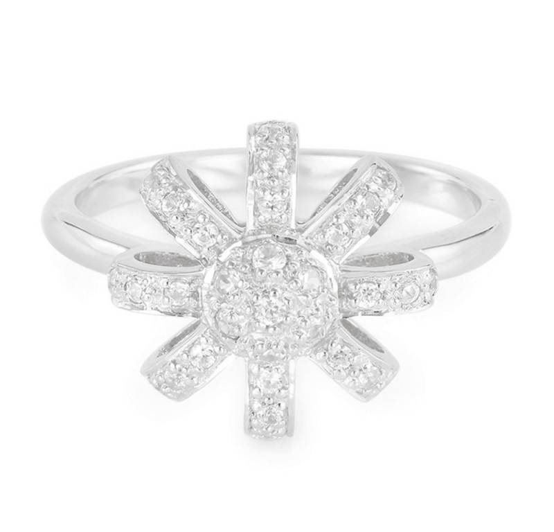 Cavill Silberring Cavill Ring aus 925 Silber mit 0,47 ct Zirkon, Sternblume Pave (1-tlg) von Cavill