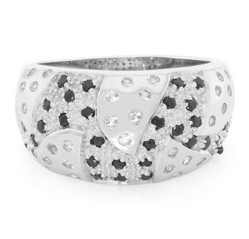 Cavill Silberring Cavill Ring Sterlingsilber 0,26ct Topas & 0,36ct Spinell rund (1-tlg) von Cavill