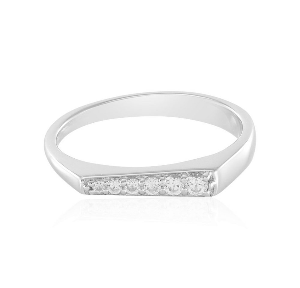 Cavill Silberring Cavill Silberring mit 0,21 ct Zirkon, 925 Sterling, Pavéfassungen (1-tlg) von Cavill