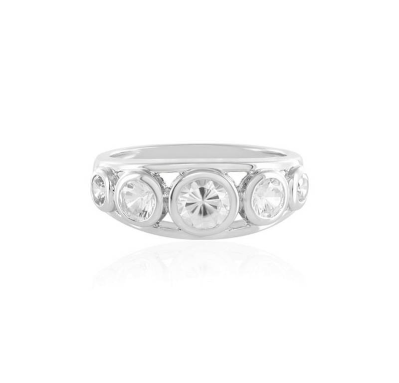 Cavill Silberring Cavill Ring 925 Silber, 1,67 ct Kambodscha Zirkon, elegant rund (1-tlg) von Cavill