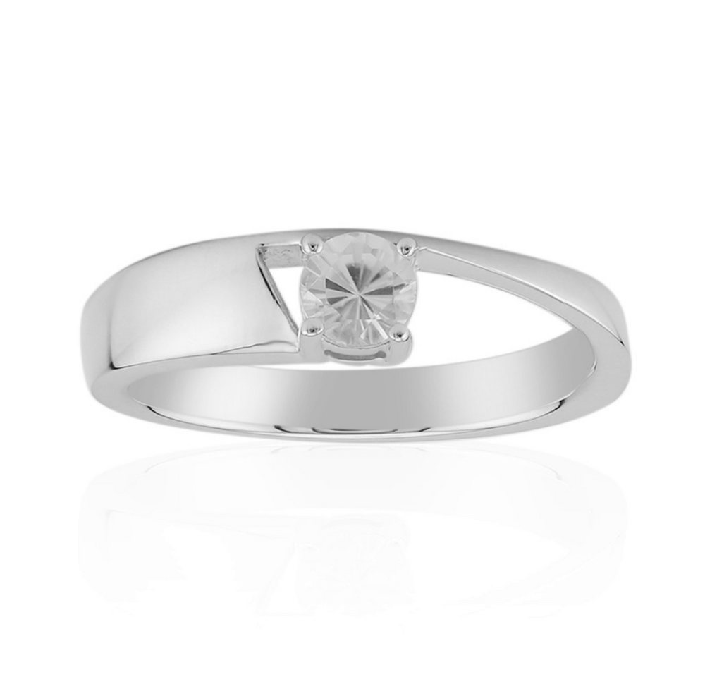 Cavill Solitärring Cavill Zirkon-Ring 0,31 ct Rundschliff 925 Sterling Silber elegant (1-tlg) von Cavill