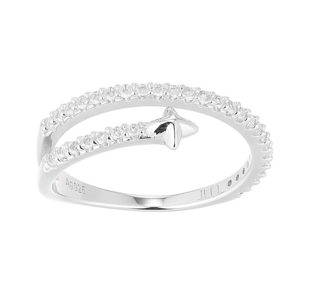 Cavill Silberring Cavill Weißer Topasring 0,23 ct, Pavé-Sterlingsilber 925 (1-tlg) von Cavill
