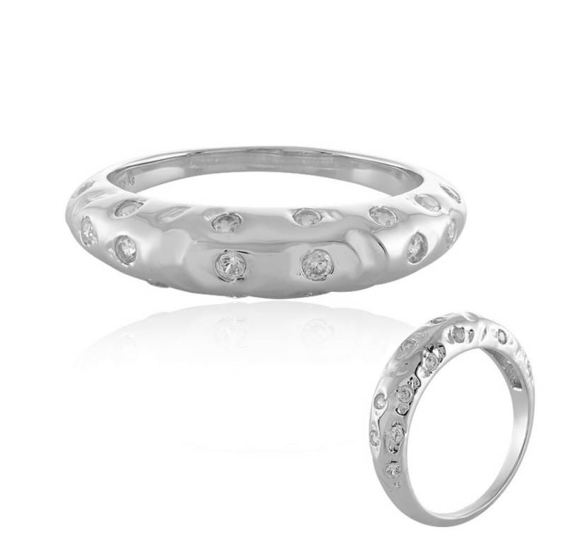 Cavill Silberring Cavill Ring Sterlingsilber platinplattiert mit 0,99 ct Zirkon (1-tlg) von Cavill