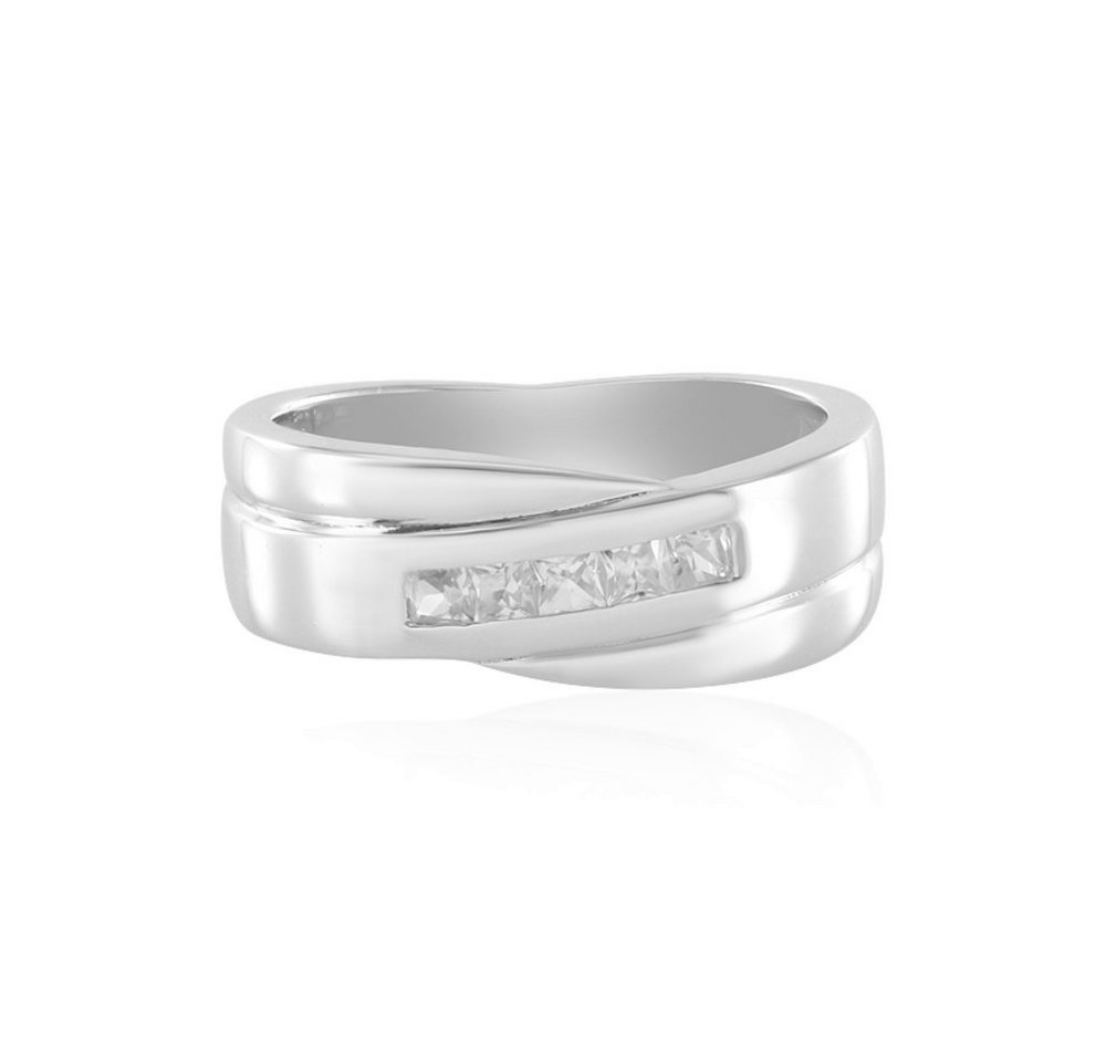 Cavill Silberring Cavill Ring aus 925 Sterling Silber mit 0,26 ct Zirkonen, elegant (1-tlg) von Cavill