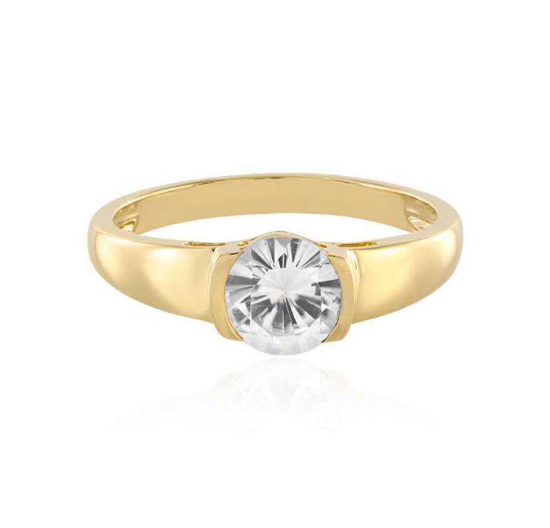 Cavill Solitärring Cavill Zirkonring 1,44 ct, vergoldetes 925er Sterling Silber (1-tlg) von Cavill