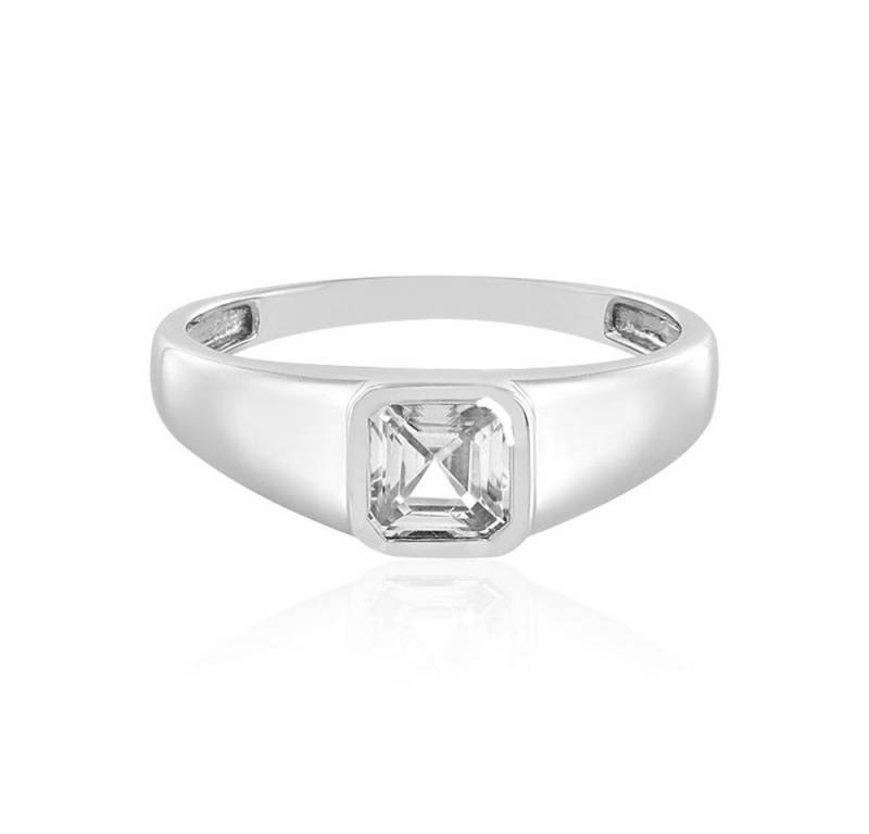 Cavill Solitärring Zirkonring 1,4 ct Oktagon Asscher Schliff, platin 925 Silber (1-tlg) von Cavill