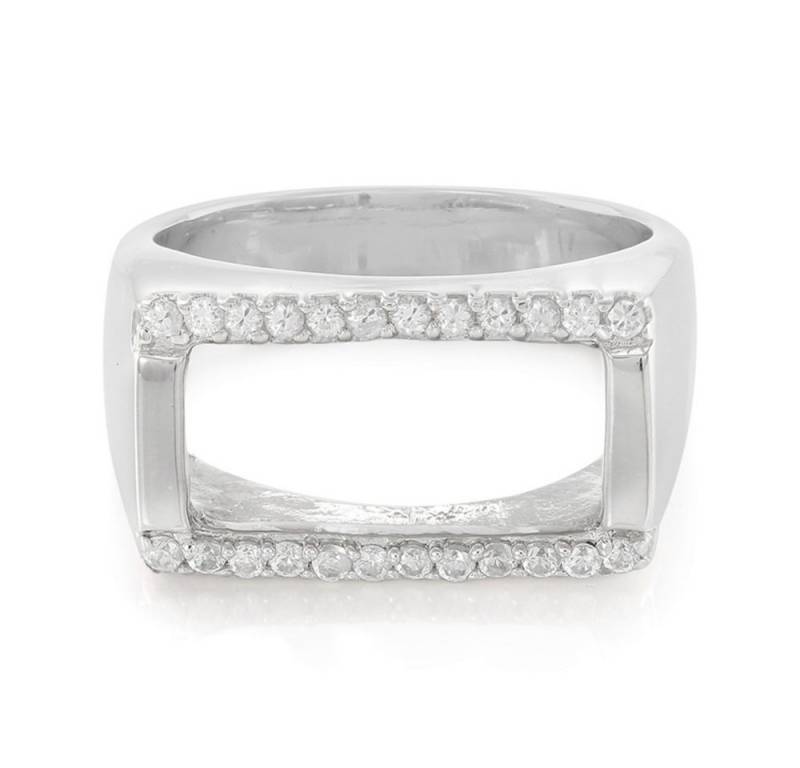 Cavill Silberring Cavill Ring 0,54 ct Zirkon Pavé Sterlingsilber modern Damen (1-tlg) von Cavill
