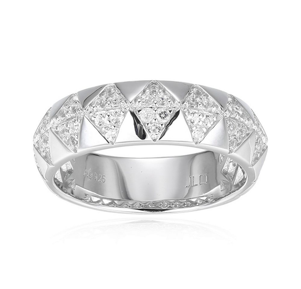Cavill Silberring Cavill Ring Weißer Topas 0,48 ct, Sterlingsilber, geometrisch, elegant (1-tlg) von Cavill
