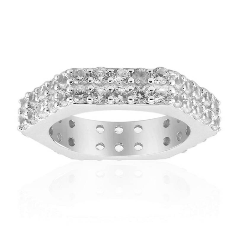 Cavill Silberring Cavill Silberring mit funkelndem Zirkon 4,10 ct, Pavé-Muster (1-tlg) von Cavill