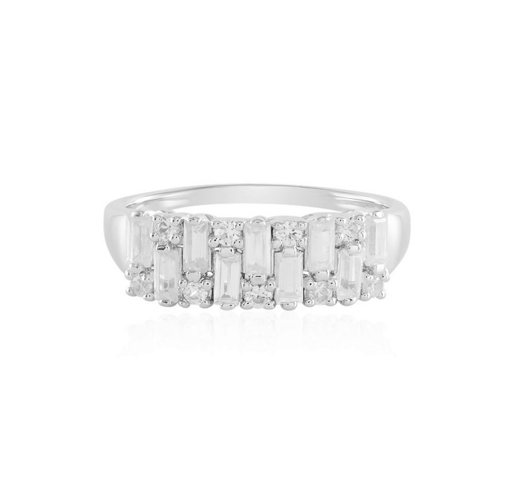 Cavill Silberring Cavill eleganter Zirkonring 1,94 ct Sterlingsilber Baguette (1-tlg) von Cavill